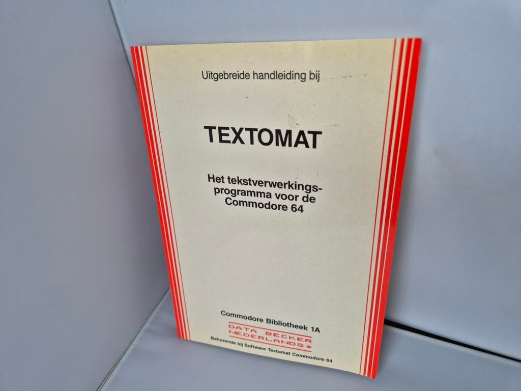 Textomat handleiding, tekstverwerkingsprogramma Commodore 64, Ophalen of Verzenden