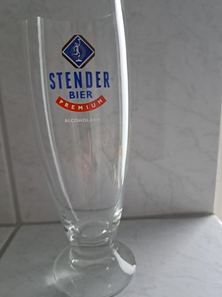 6 stuks grolsch stender glazen., Verzamelen, Ophalen, Nieuw, Glas of Glazen, Grolsch