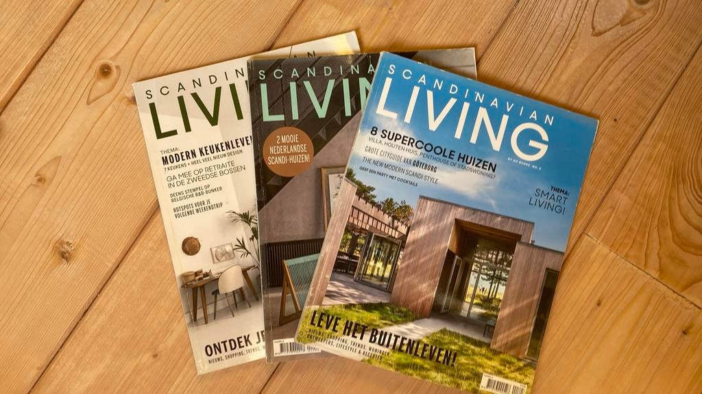 3x Scandinavian Living, Ophalen of Verzenden, Zo goed als nieuw