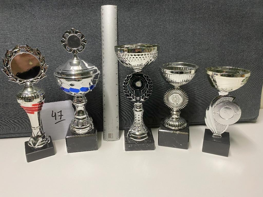 Trofeeën/wedstrijdbekers/sportprijzen/bokalen, set 47, Ophalen of Verzenden, Gebruikt
