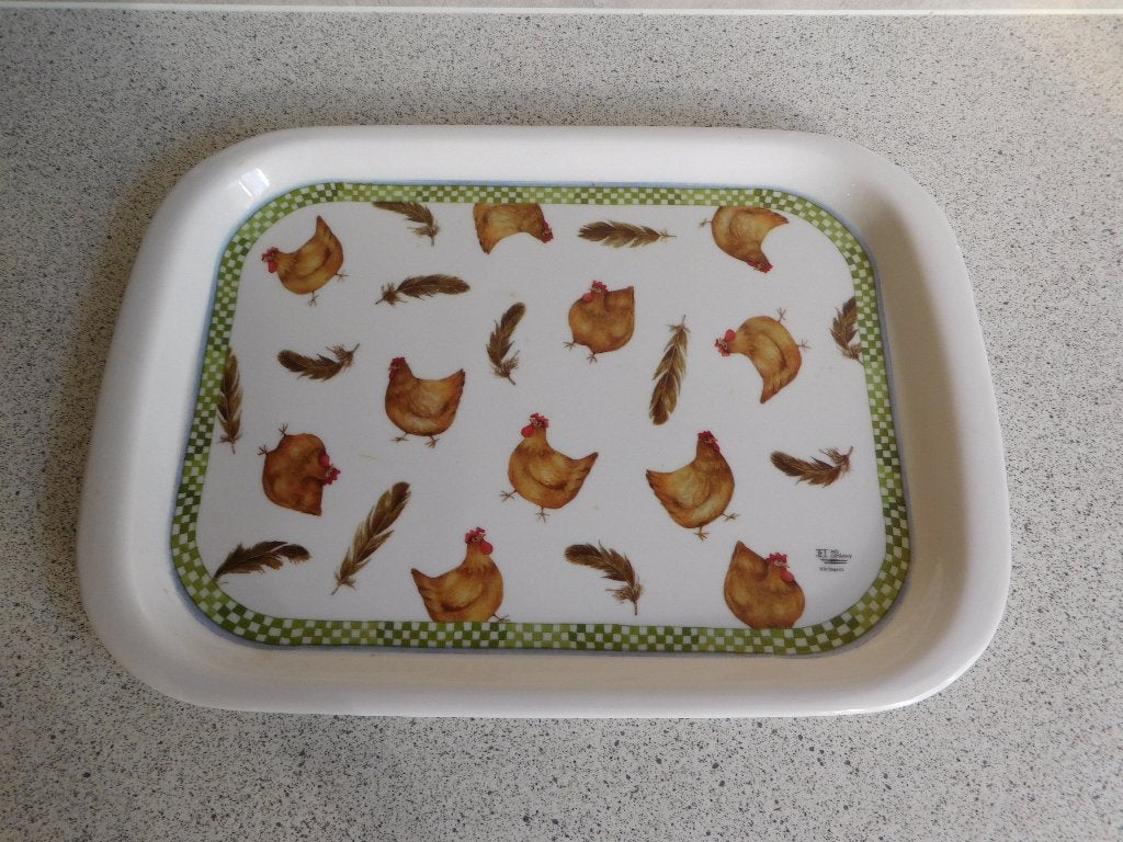 Dienblad 30x21 cm. Cluck Cluck JET by ter Steege, Overige materialen, Overige typen, Ophalen of Verzenden, Zo goed als nieuw