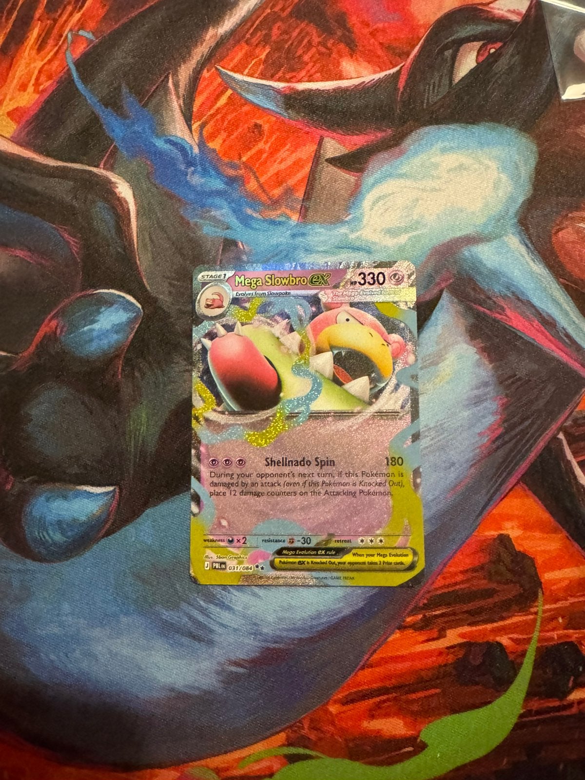 Pokémon kaarten Mega Slowbro EX #31, Hobby en Vrije tijd, Verzamelkaartspellen | Pokémon, Zo goed als nieuw, Losse kaart, Ophalen of Verzenden