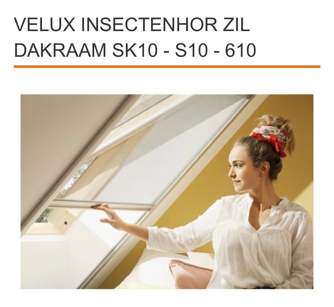 Velux Insectenhor ZIL Dakraam SK10 - S10 - 610, Overige typen, Zo goed als nieuw, Ophalen, 100 tot 120 cm