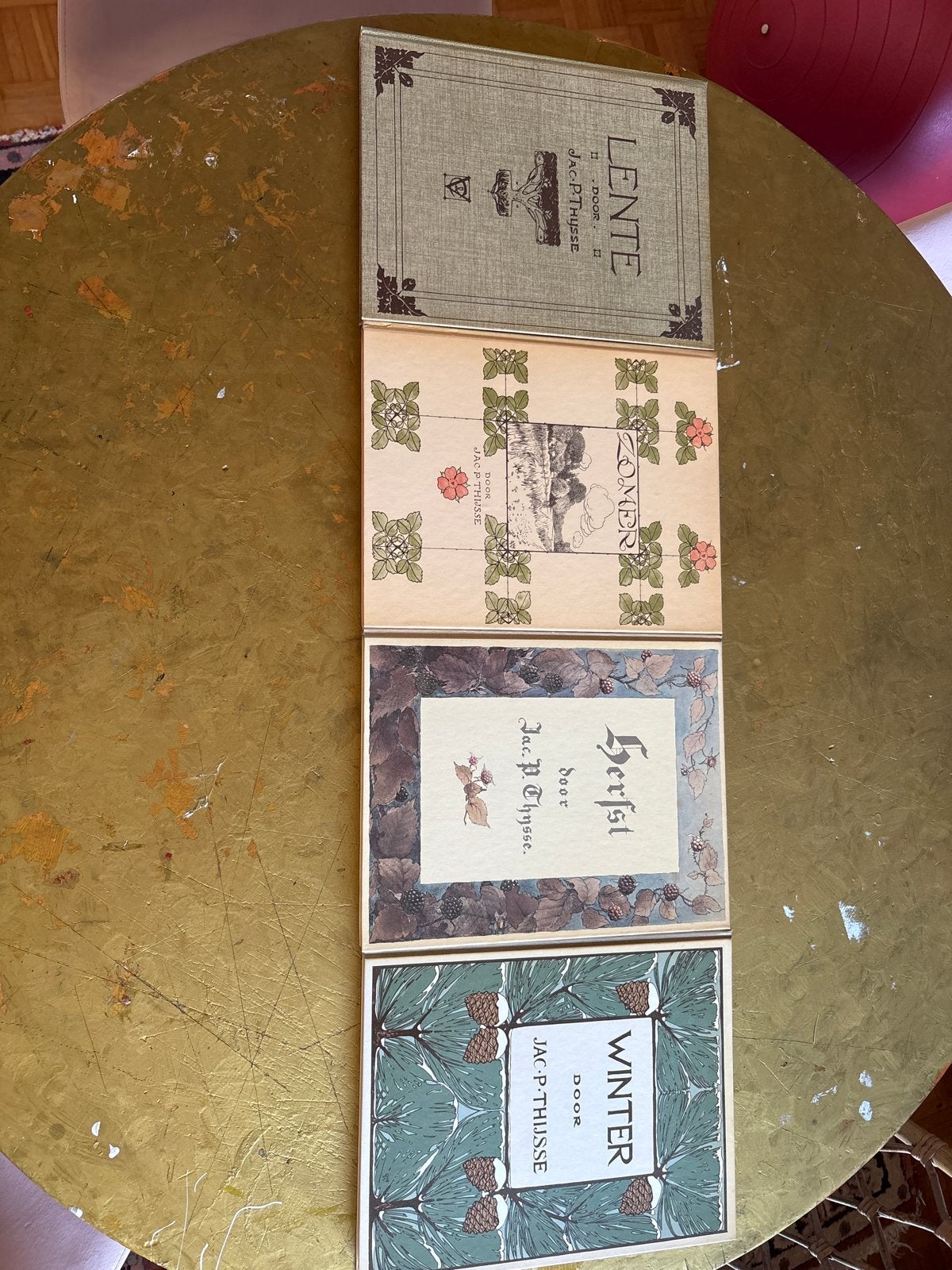 Jac. P. Thijsse - Lente, Zomer, Herfst, Winter (4 boeken), Verzenden, Gelezen, Natuur algemeen