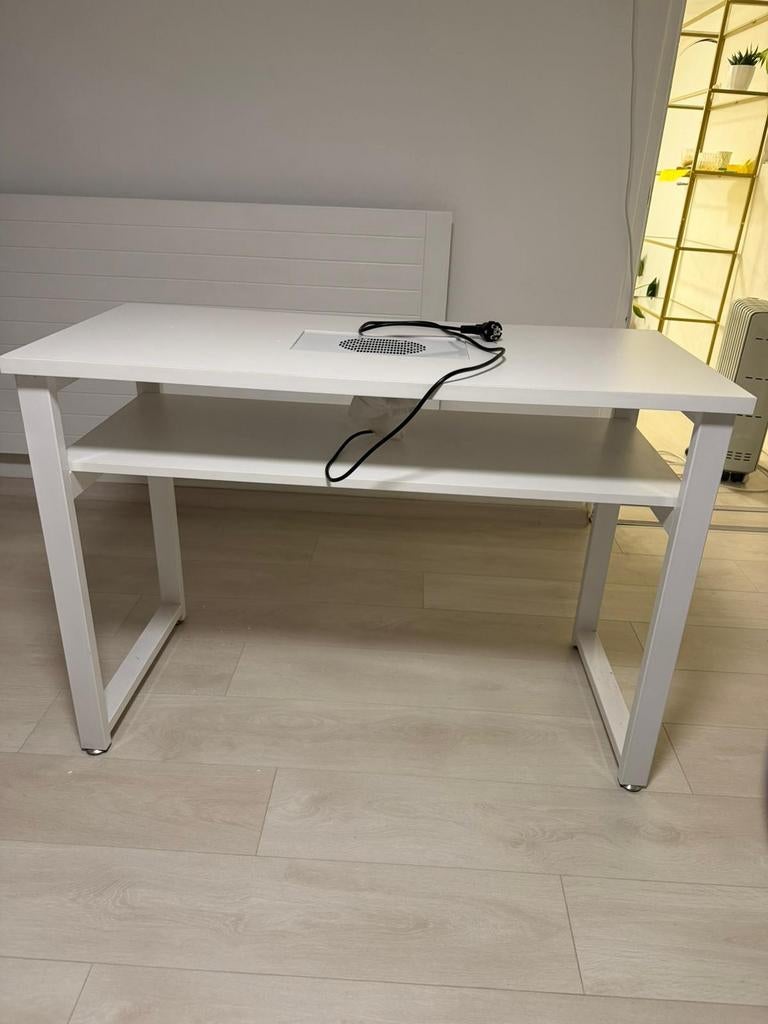 Manicure tafel met afzuiger, Ophalen of Verzenden, Wit, Handen en Nagels
