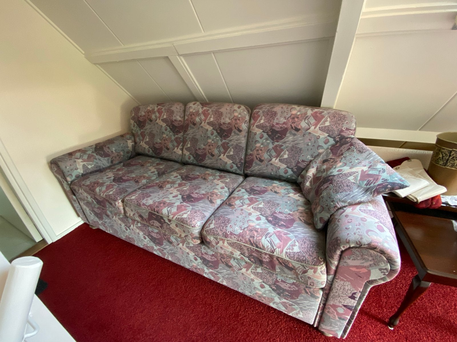 Comfortabele bank met los te halen kussens, Huis en Inrichting, Banken | Bankstellen, Ophalen, Gebruikt, Driepersoons, 75 tot 100 cm