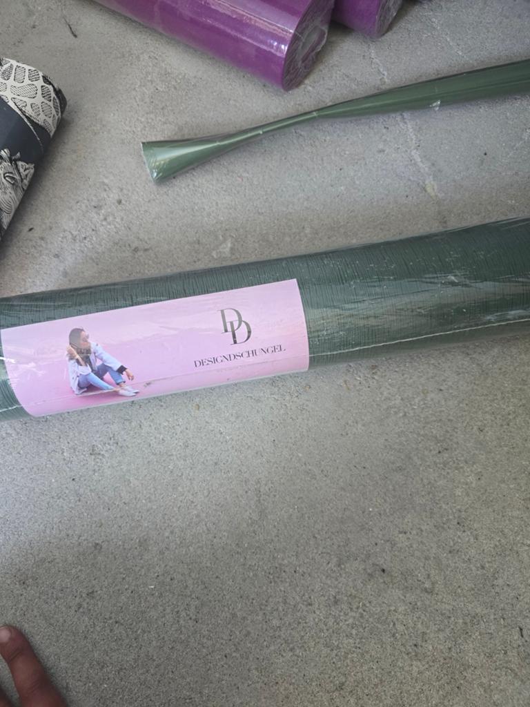 Groene behangrol - Designschungel, Ophalen of Verzenden, Minder dan 10 m², Groen, Modern