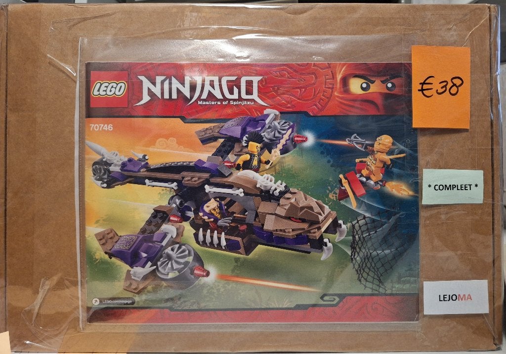 Lego 70746 Condrai helikopteraanval (Ninjago), Gebruikt, Lego, Ophalen of Verzenden, Compleet