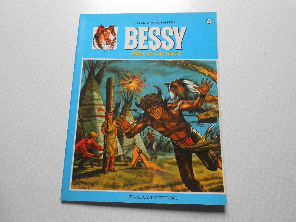Bessy 78 b Offer aan de nacht 1969 1 ste druk., Boeken, Stripboeken, Willy Vandersteen, Eén stripboek, Nieuw, Ophalen of Verzenden