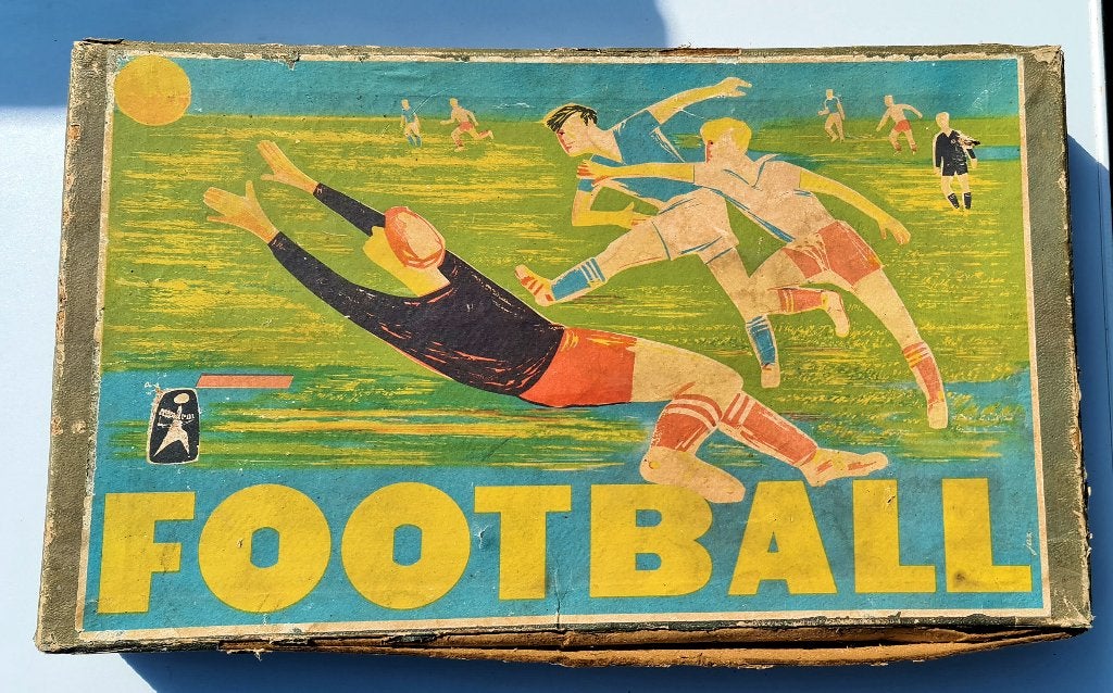 Vintage Chemoplast Brno Football Tafelvoetbalspel jaren 50, Ophalen of Verzenden, Gebruikt