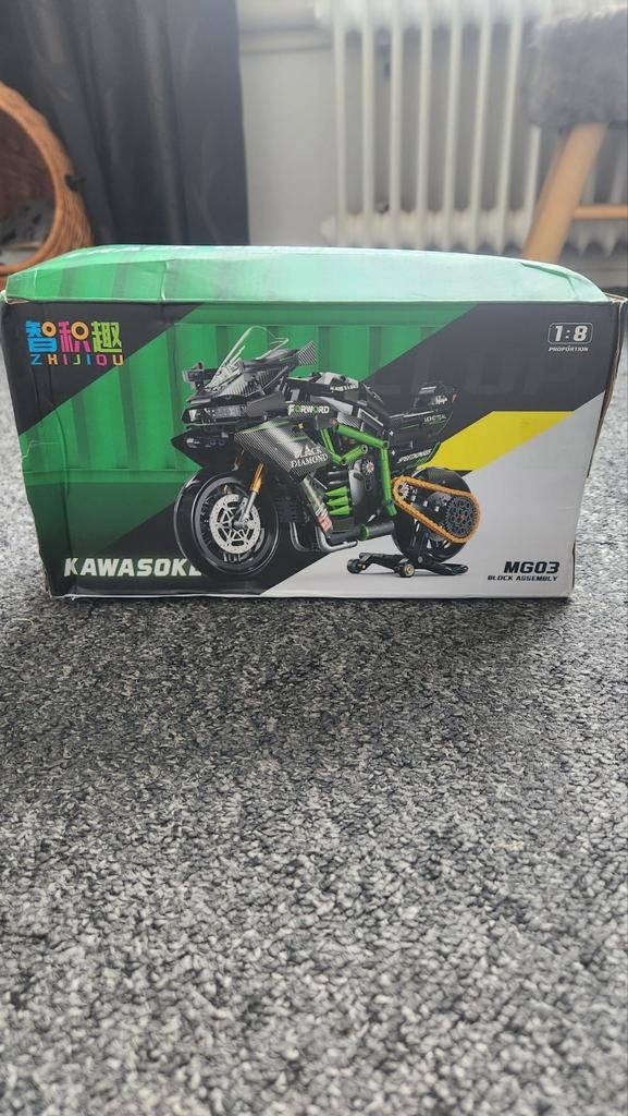 Kawasaki motorfiets modelbouw, Ophalen of Verzenden