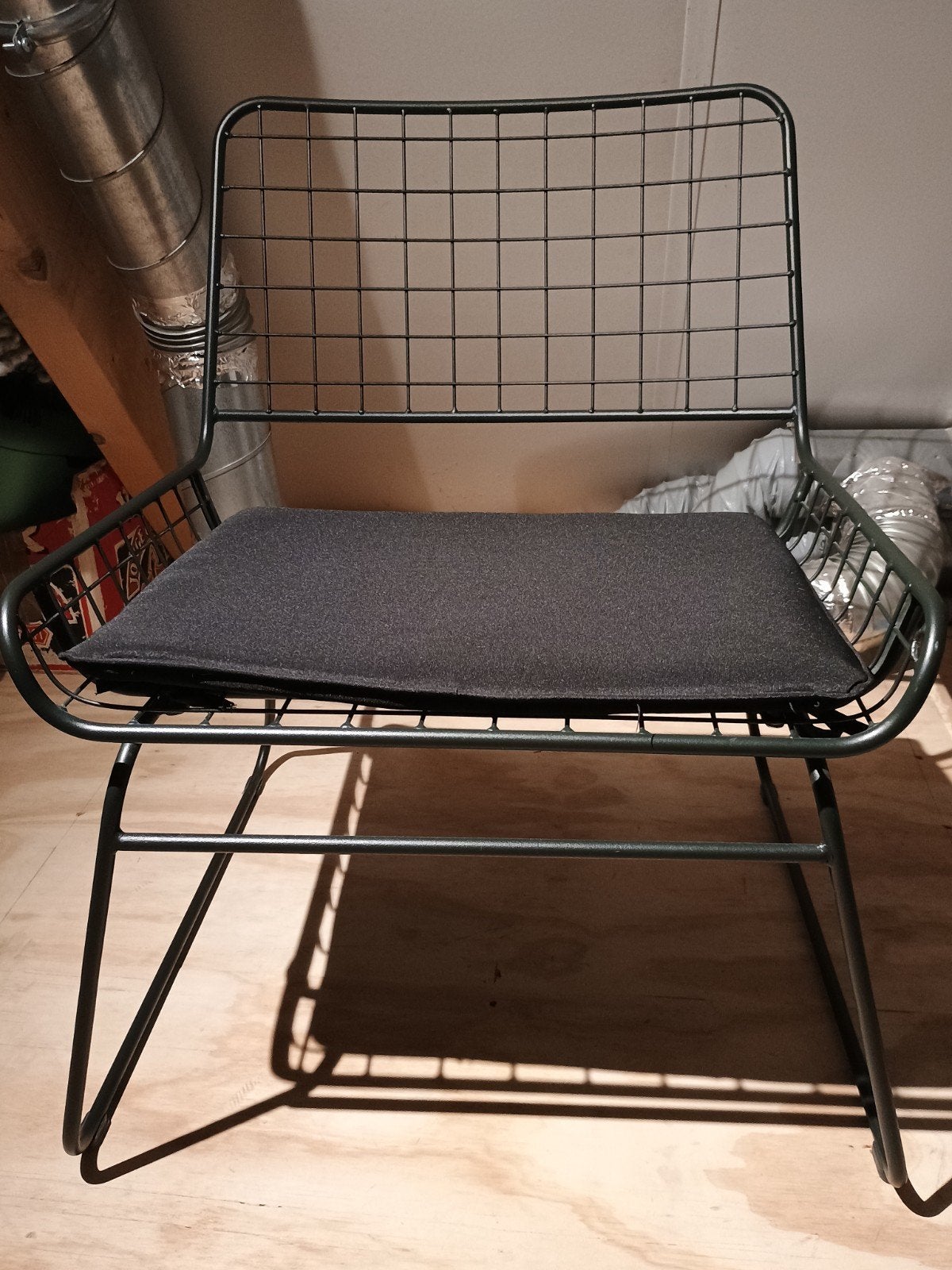 Draadstaal stoel/fauteuil, Ophalen, Zo goed als nieuw, Metaal