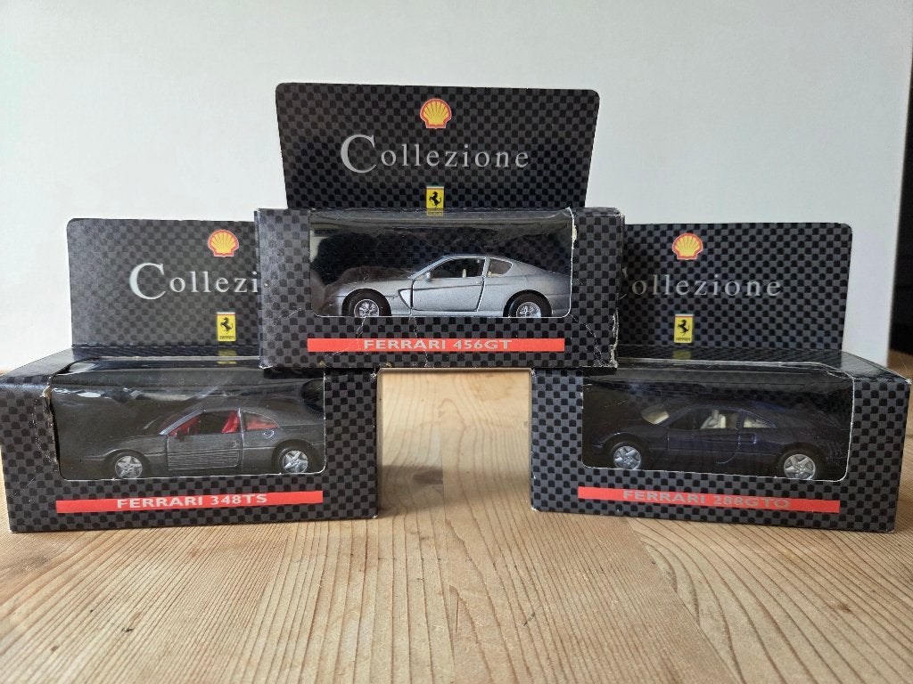 3 x Ferrari Shell Collezione, Ophalen of Verzenden, Auto