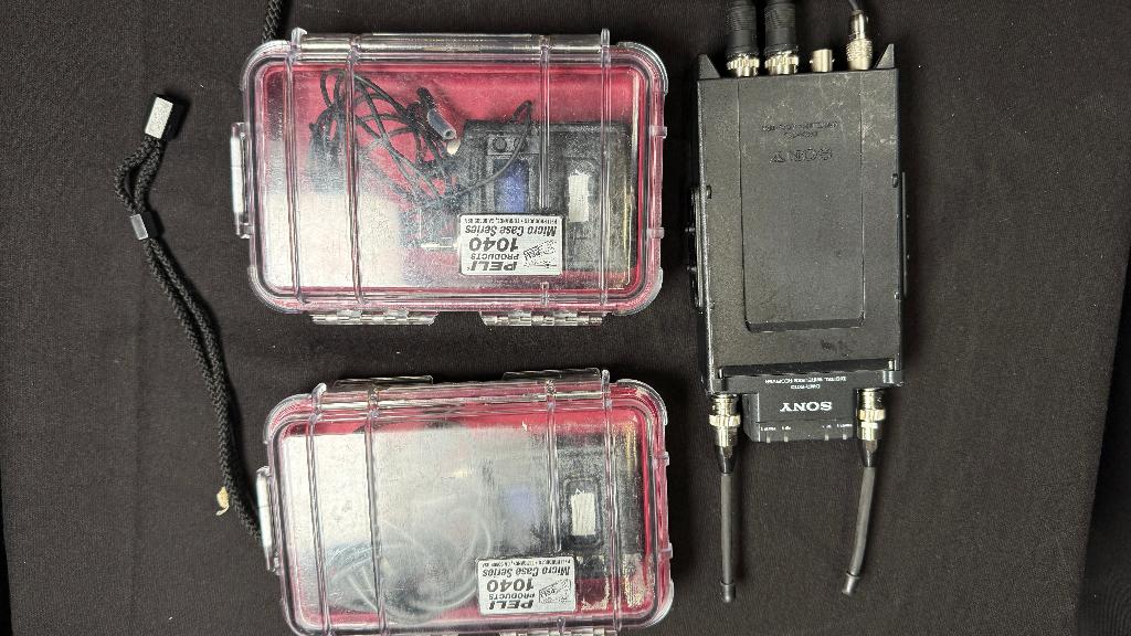 Sony DWR-S01D wireless audio set 2 bodypacks + DWA-01D, Ophalen, Gebruikt, Audio