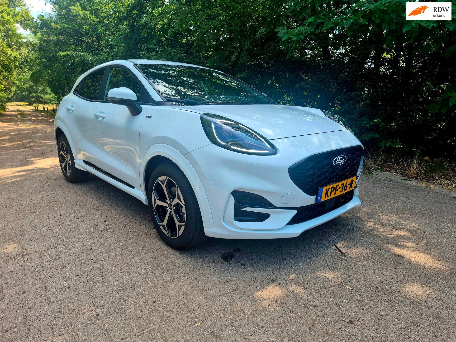 Ford Puma 1.0 EcoBoost Hybrid ST-Line / FORD GARANTIE, Auto's, Ford, Dealer onderhouden, Puma, Zwart, 1226 kg