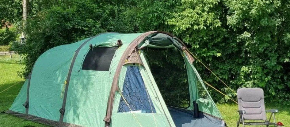 Tent Redwood Arco air 300, festivaltent, Caravans en Kamperen, Tenten, Ophalen of Verzenden, Gebruikt, Tot en met 3