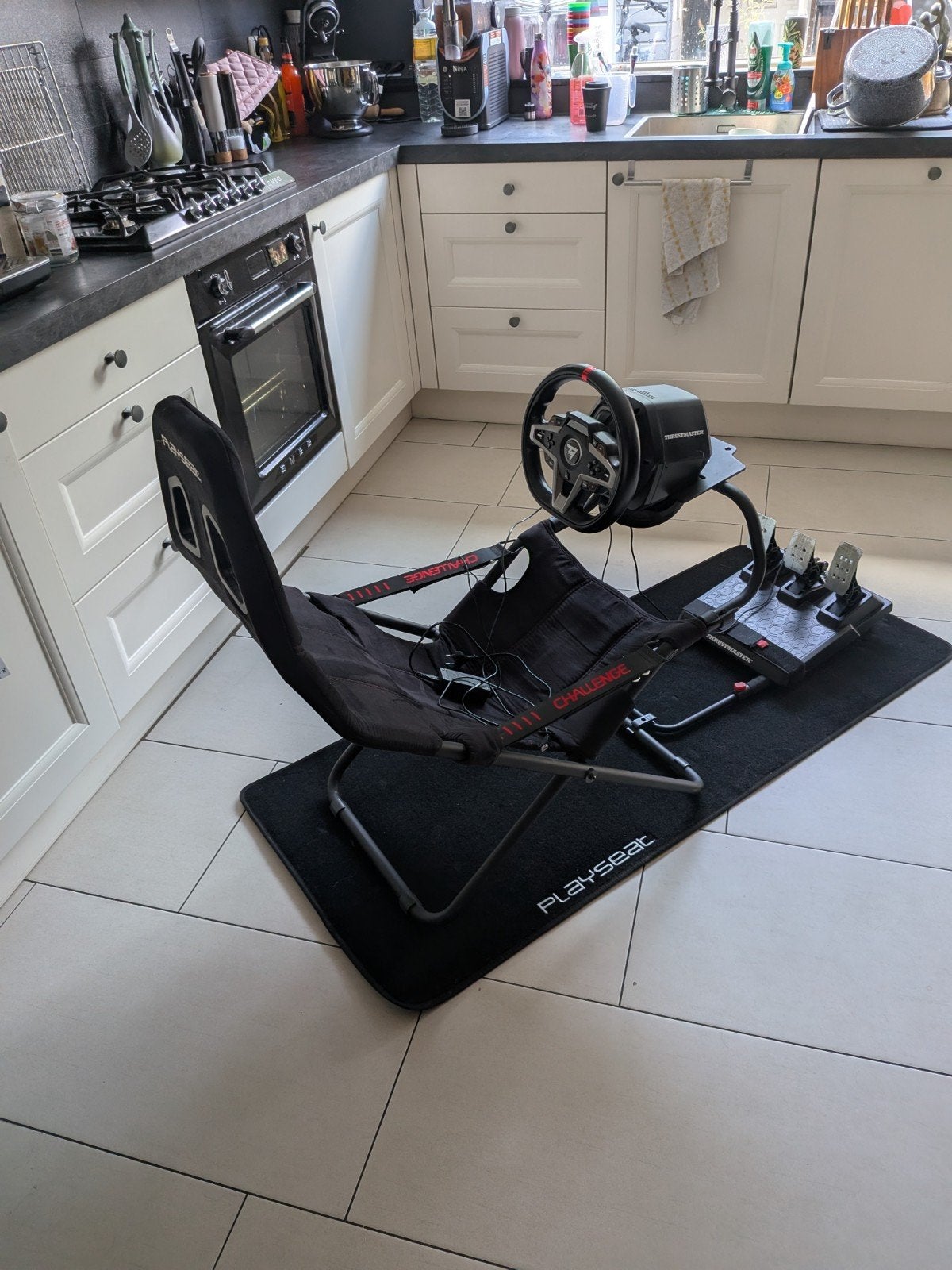 Thrustmaster T248 met Playseat Challenge en Vloermat, Ophalen, Overige merken, Zo goed als nieuw