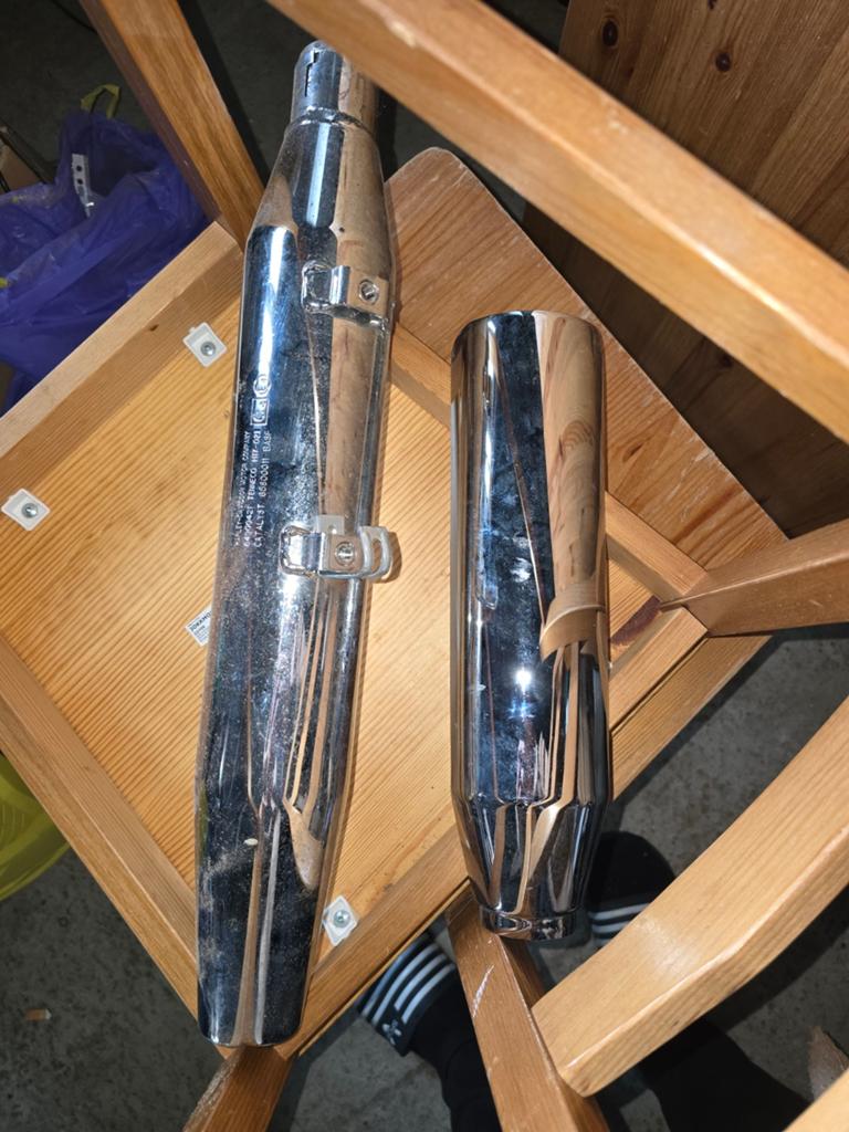 harley davidson uitlaat, Ophalen of Verzenden