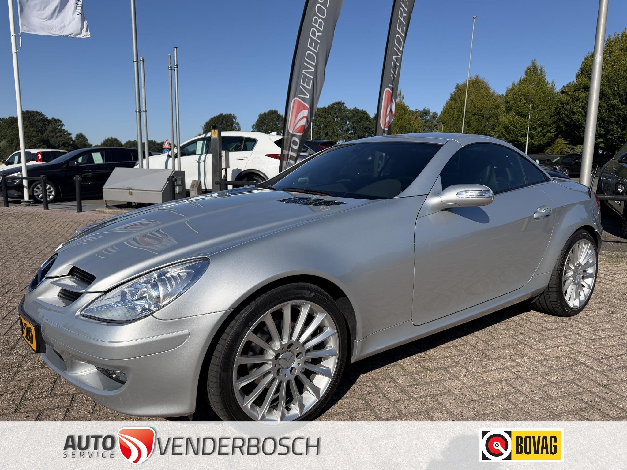 Mercedes-Benz SLK-klasse 200 Kompressor 163pk Airscarf | Xen, Gebruikt, 4 cilinders, 163 pk, Handgeschakeld