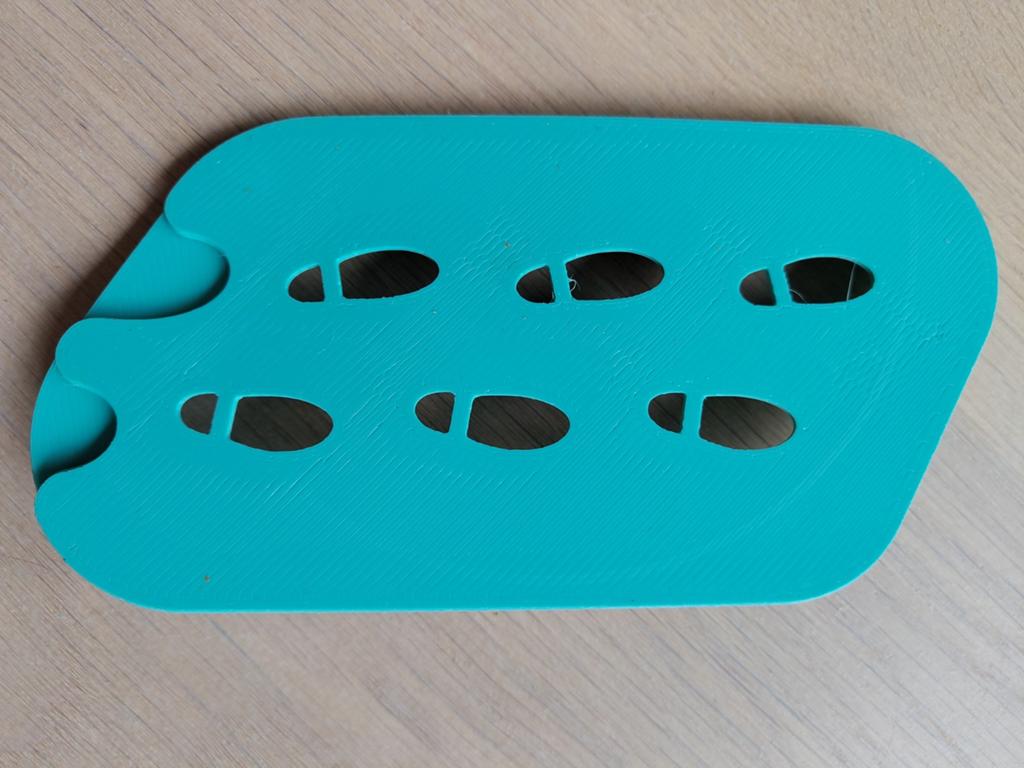 Voetstappen sjabloon versiering taart, Hobby en Vrije tijd, Taarten en Cupcakes maken, Ophalen of Verzenden, Nieuw