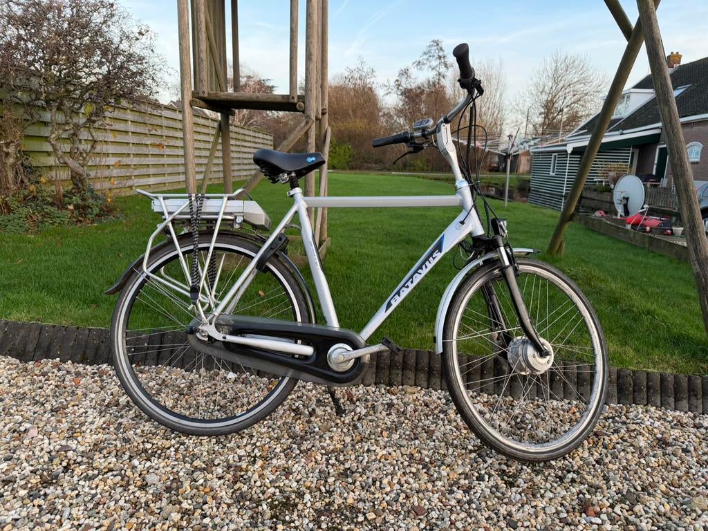 Batavus lucca e-go elektrische herenfiets 61, Ophalen of Verzenden, Zo goed als nieuw, Overige typen
