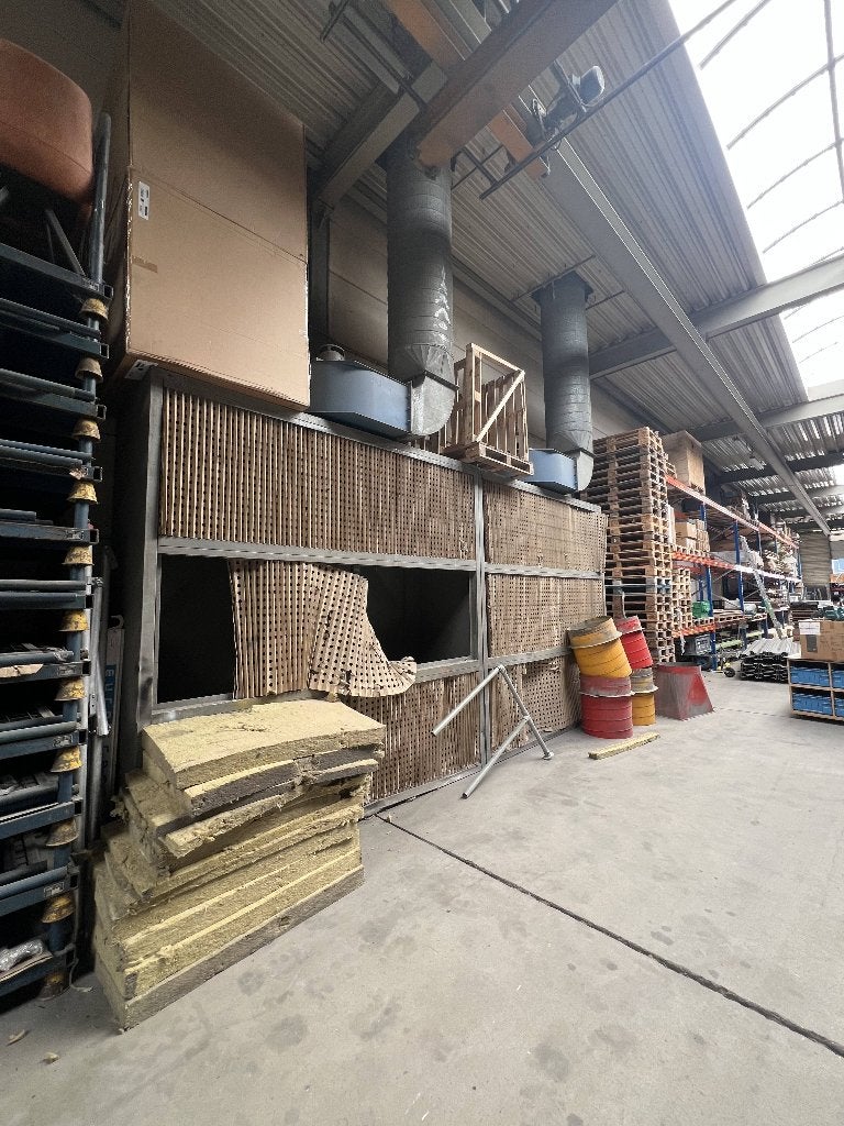 Grote Droogspuitwand / Afzuigwand met 2 zware afzuigmotoren, Ophalen, Gebruikt, 100 liter of meer, Minder dan 200 liter/min
