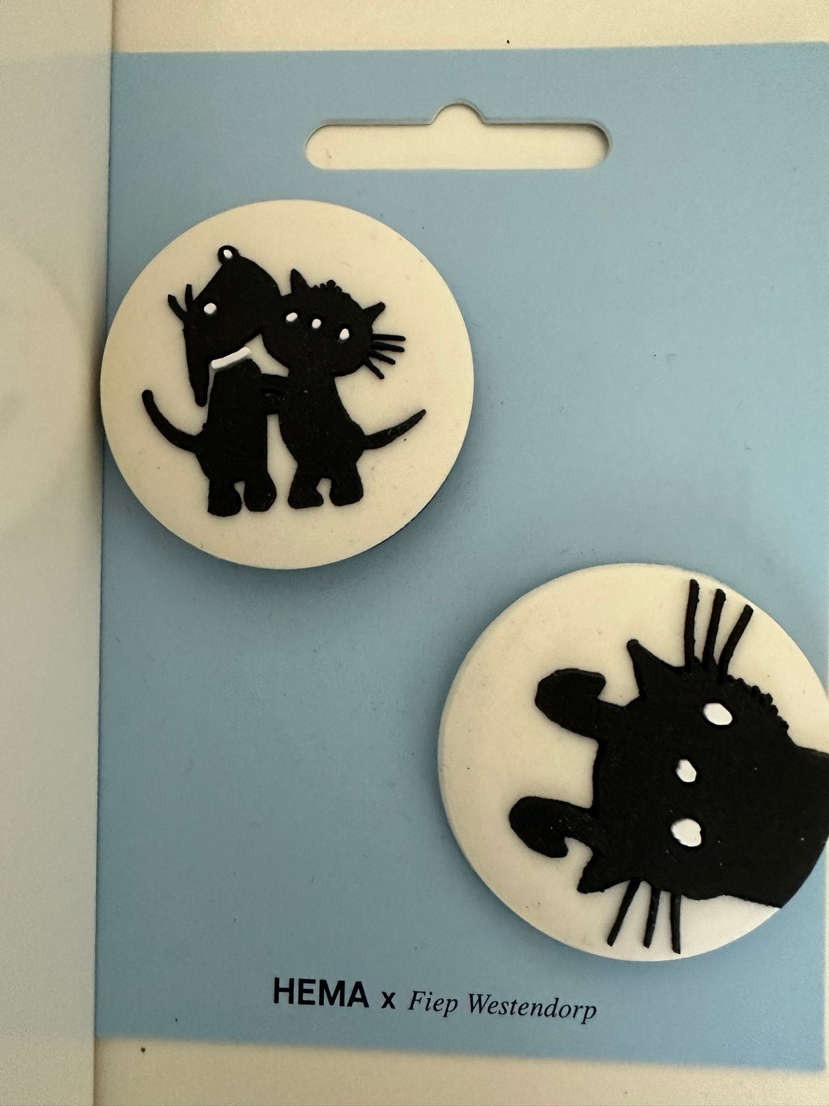 Hema x Fiep Westendorp magneetjes - takkie en siepie, Verzamelen, Speldjes, Pins en Buttons, Ophalen of Verzenden, Nieuw