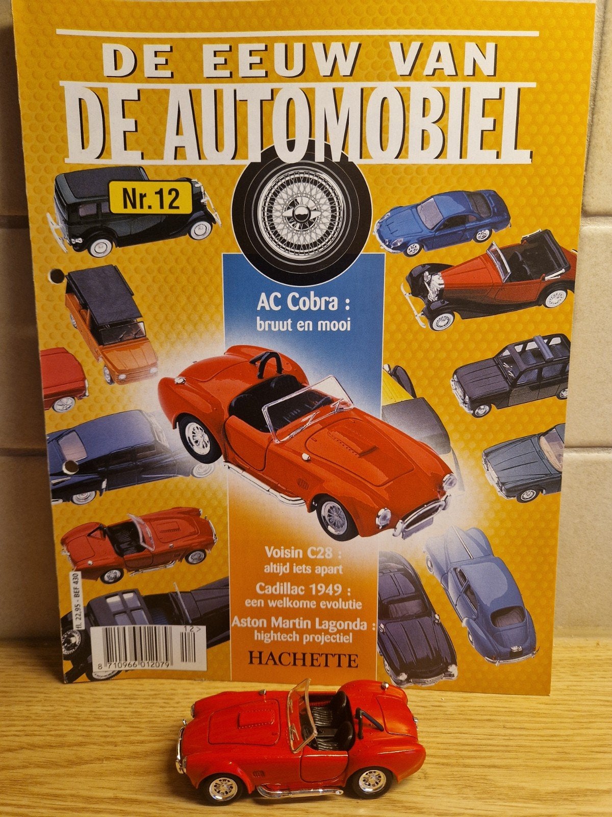 solido ac cobra 427 tijdschrift doosje, Ophalen of Verzenden, Zo goed als nieuw, Auto, Solido