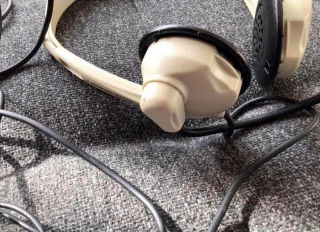 Hele oude Koptelefoon 🌺 met spreekgedeelte, Ophalen of Verzenden, Zo goed als nieuw, Overige merken