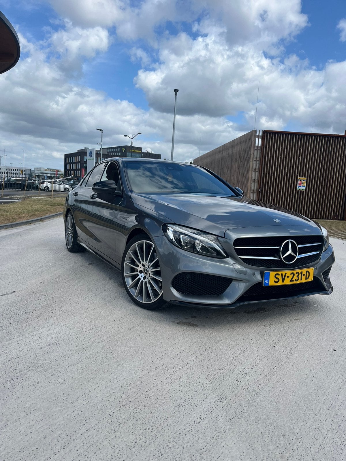 Mercedes-Benz C-Klasse C200 AMG line Black Edition, Auto's, 1800 kg, 4 cilinders, Particulier, Sedan