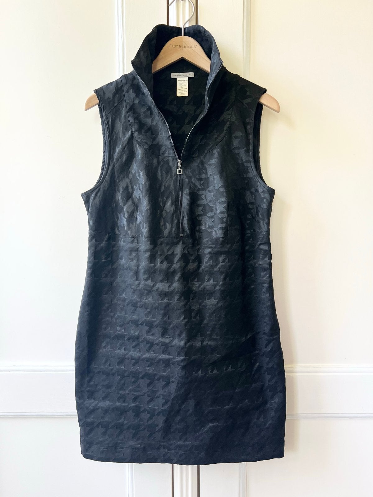 Sarah Pacini mouwloze jurk met rits - Maat 3 (40/42), P, Zwart, P, Ophalen of Verzenden