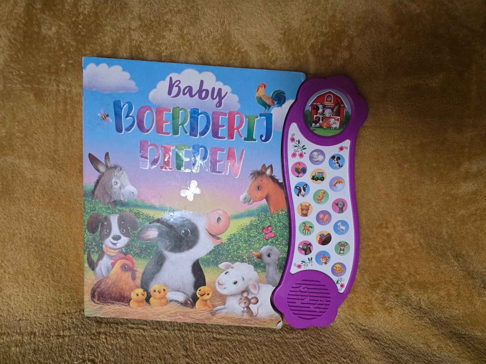 Muziek- en Geluidenboek "Baby Boerderijdieren 18 geluiden, Boeken, Ophalen of Verzenden, Nieuw