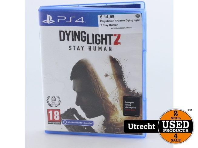 Playstation 4 Game Dying light 2 Stay Human, Spelcomputers en Games, Games | Sony PlayStation 4, Sony, Zo goed als nieuw, Support@sony.com