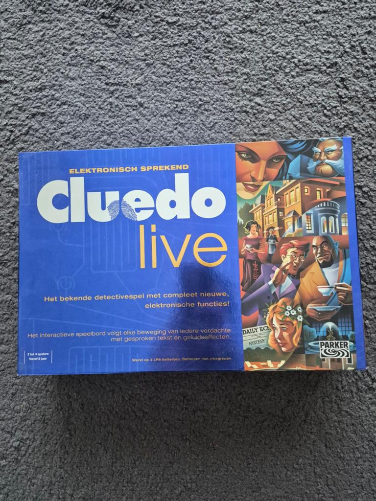 Cluedo Live Elektronisch Spel - Compleet en Werkend, Drie of vier spelers, Ophalen, Gebruikt, Parker