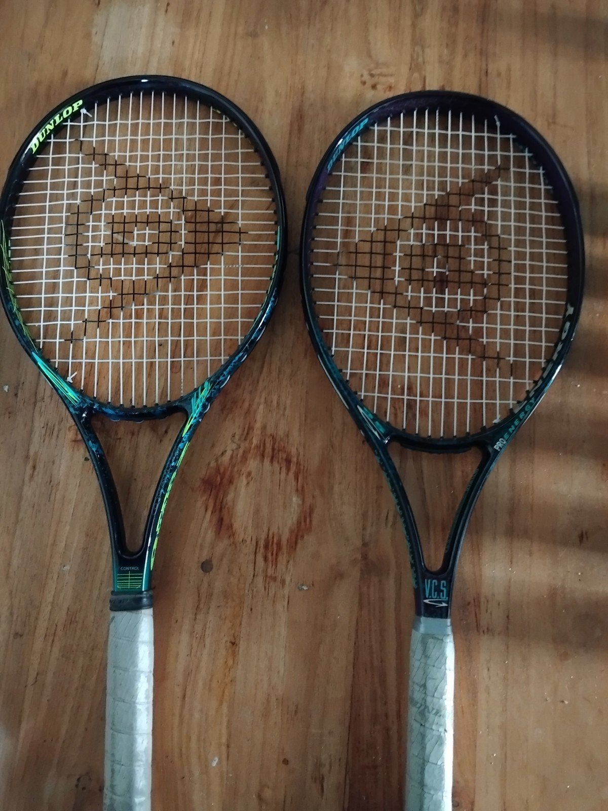2 Dunlop tennisrackets - Pro Quartz & VCS, Ophalen, Gebruikt, Racket, Dunlop