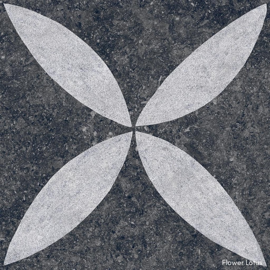 Kera Twice Flower tegel 60 x 60 cm, Tuin en Terras, Tegels en Klinkers, Ophalen, Nieuw, Beton, Terrastegels