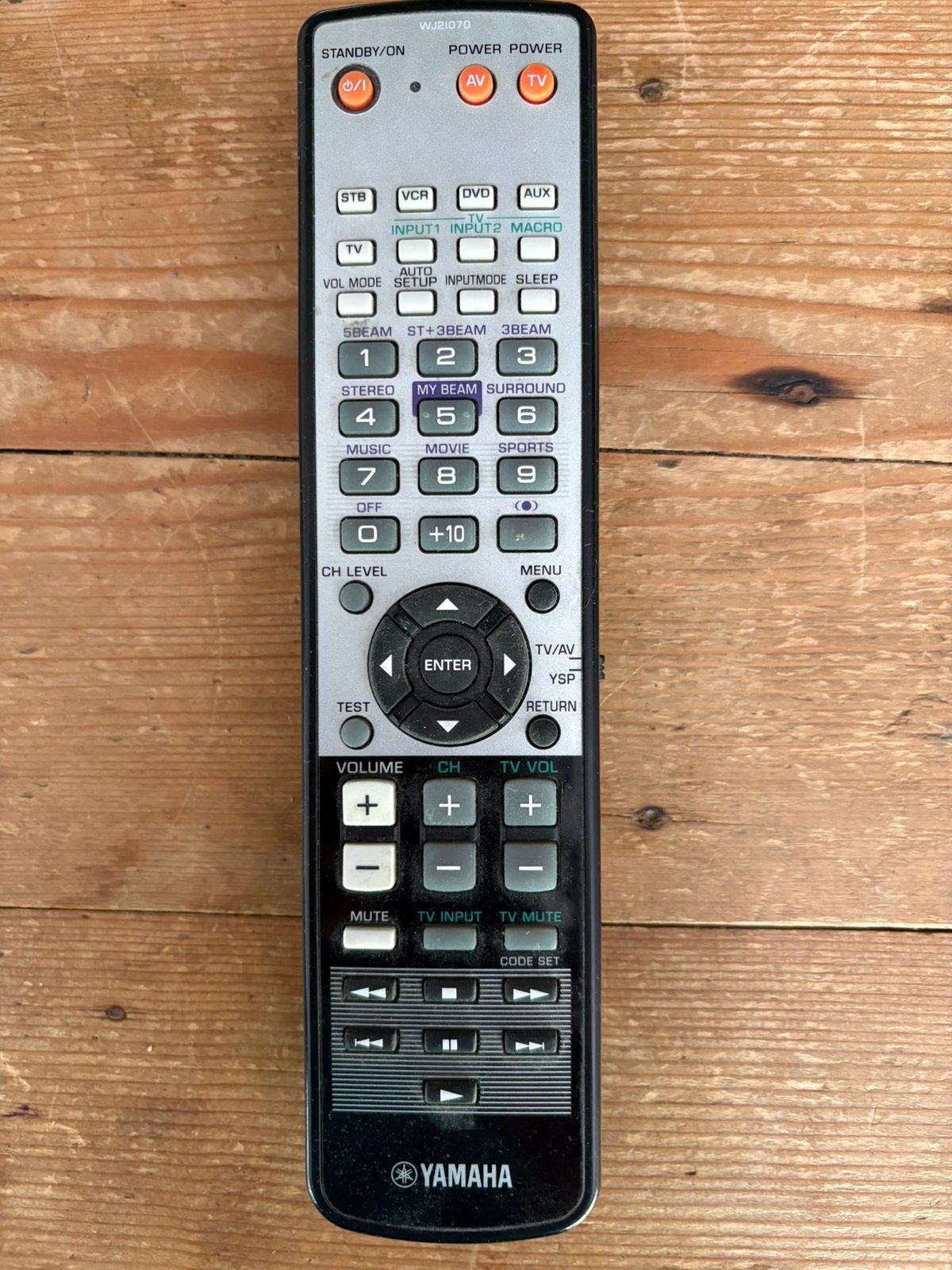 Yamaha YSP-1000 afstandsbediening & calibratie microphone, Ophalen of Verzenden, Zo goed als nieuw