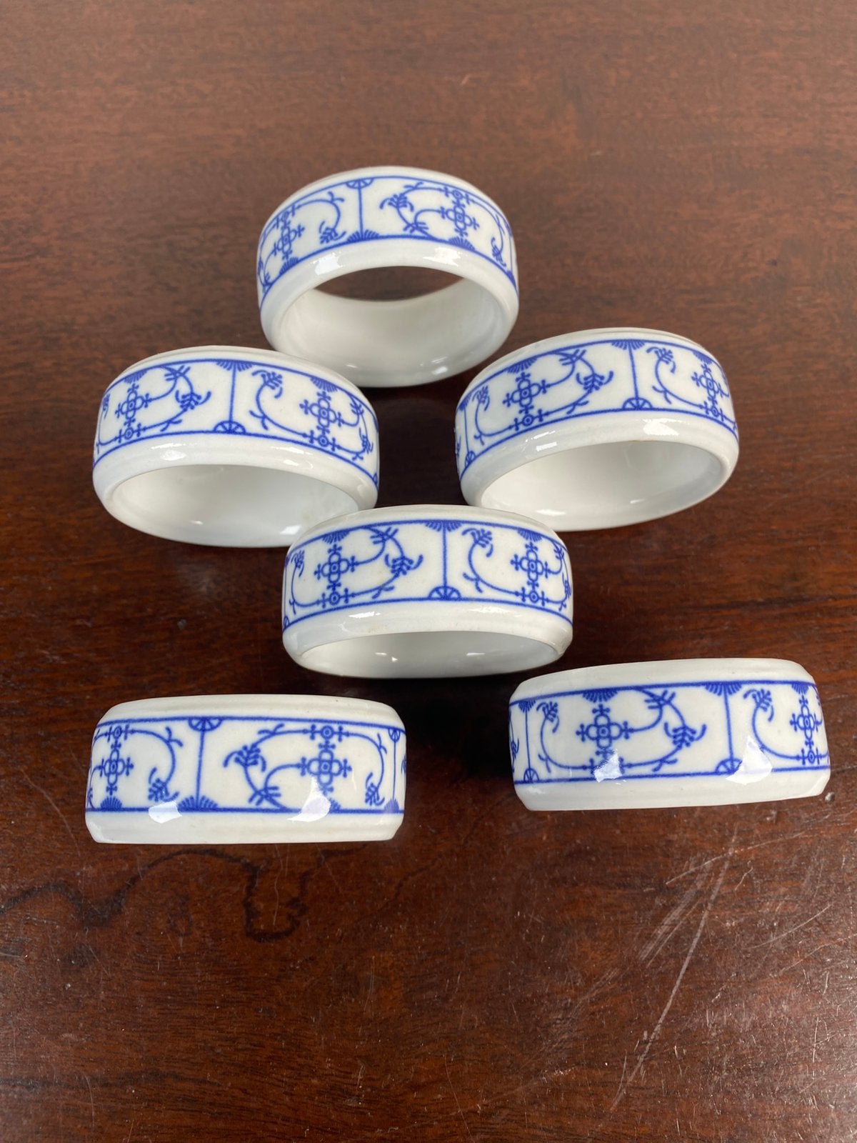 Servetringen blau saks, Antiek en Kunst, Ophalen of Verzenden