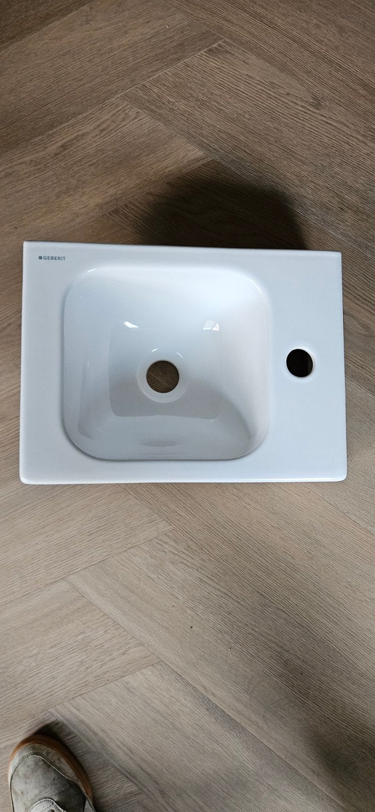 Geberit iCon wc fontein 38x28 cm wit, nieuw in doos, Ophalen of Verzenden, Nieuw