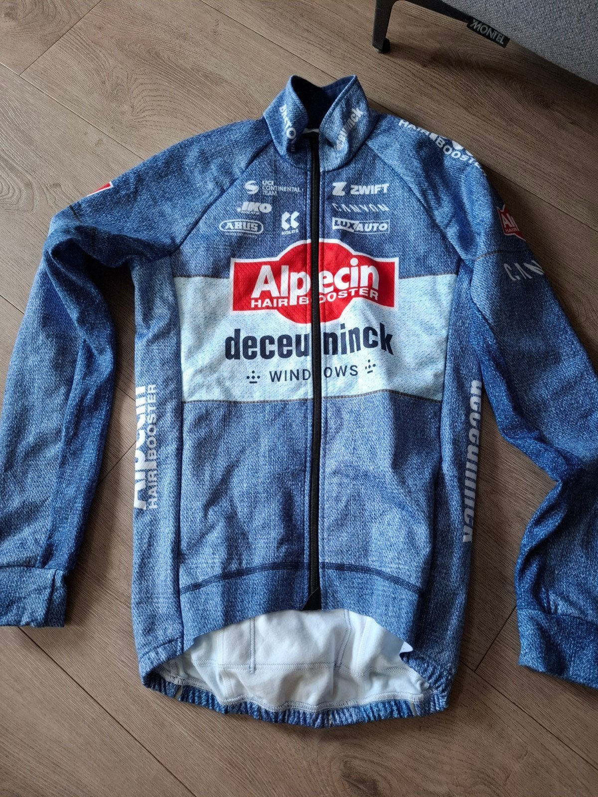 Alpecin deceuninck thermo jack nieuw maat xs plus heren