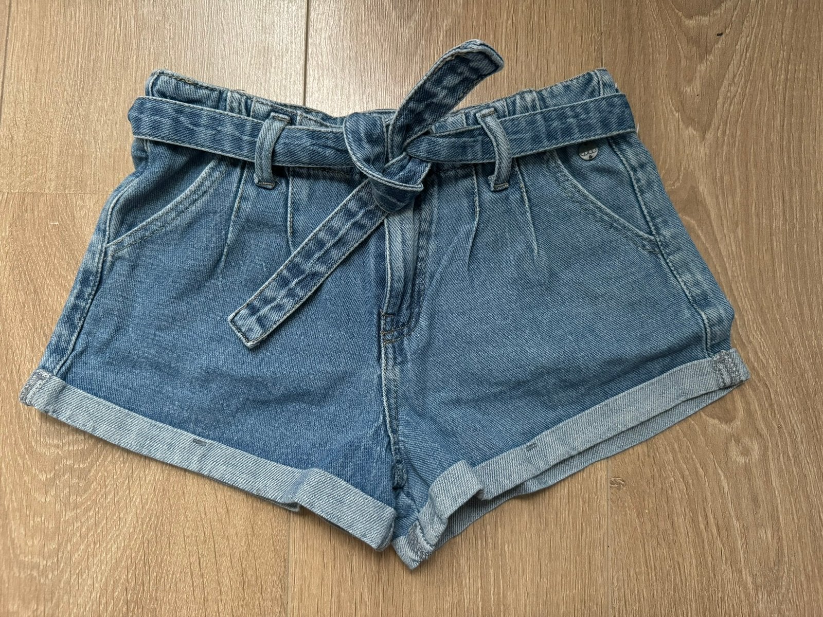 JM korte broek spijker jeans blauw maat 134/140, Kinderen en Baby's, Kinderkleding | Maat 134, Ophalen of Verzenden, Gebruikt