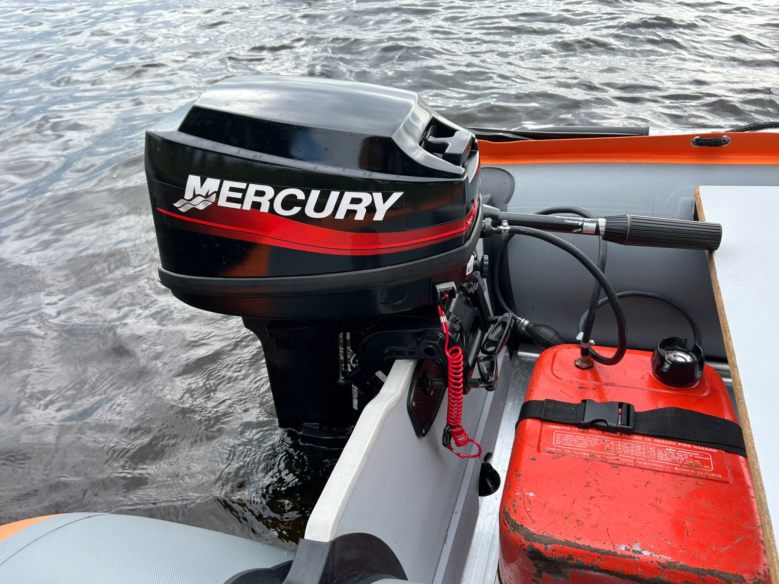 Tekoop: goed onderhouden 8pk Mercury 2takt, Ophalen, Zo goed als nieuw, Benzine, 5 tot 10 pk
