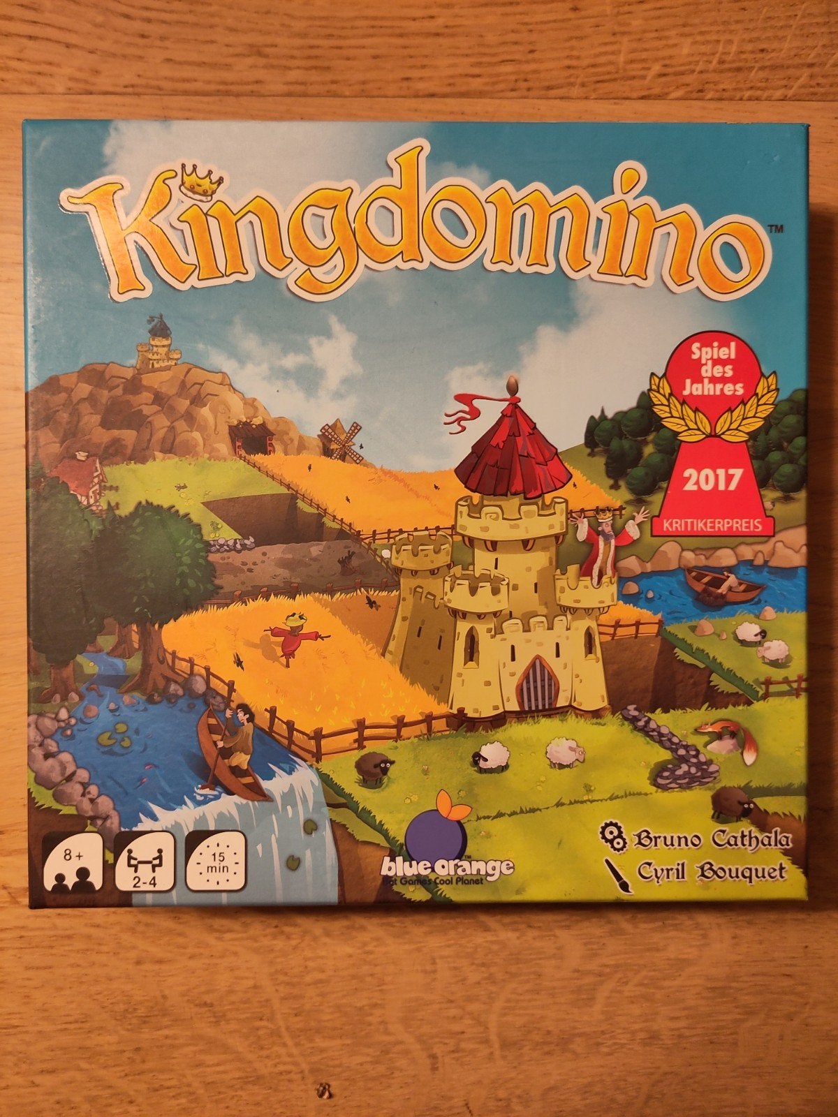 Kingdomino - Zo goed als Nieuw!, Een of twee spelers, Ophalen of Verzenden, Zo goed als nieuw, Blue Orange