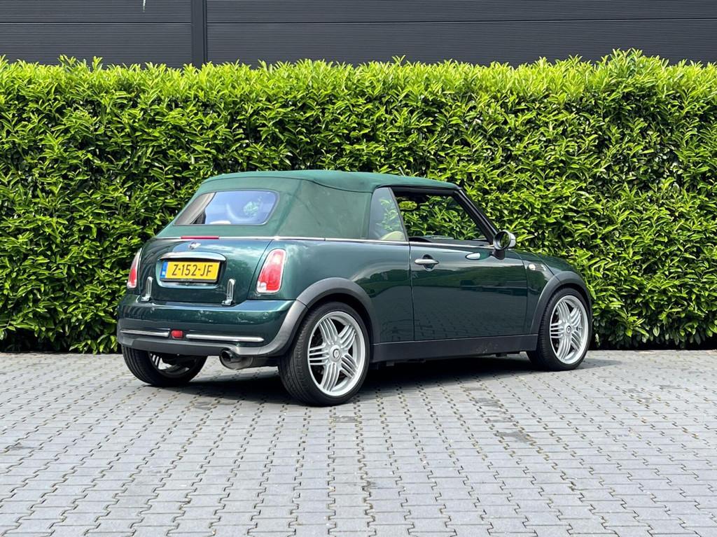 Mini Cabrio 1.6 Cooper, NAVIGATIE, LEDER, CRUISE CONTROL, CL, Auto's, Mini, Gebruikt, 4 cilinders, 4 stoelen, Leder