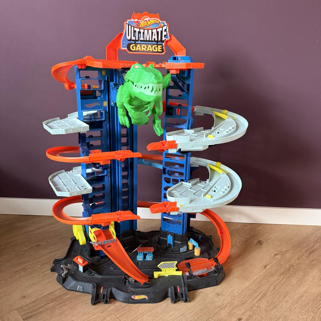 Hot Wheels Ultimate Garage Dinosaurus Speelset, Ophalen, Zo goed als nieuw
