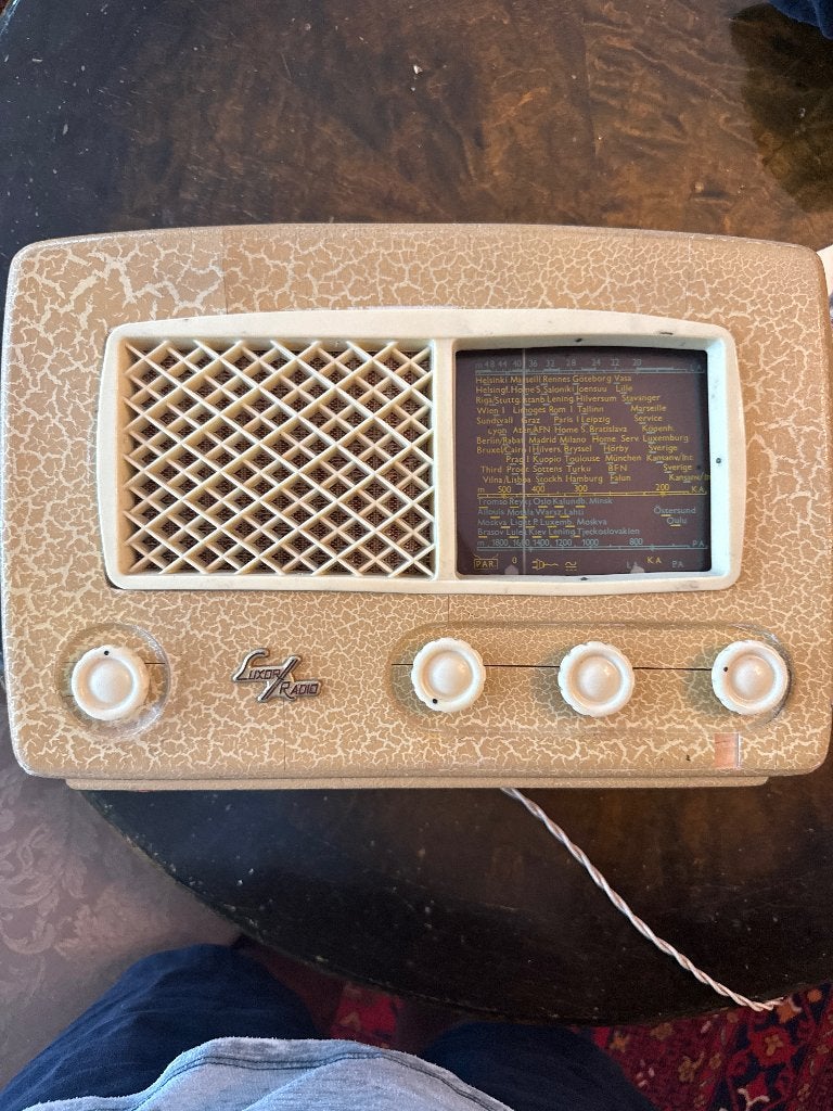 Antieke Luxor Radio - Vintage buizenradio, Ophalen