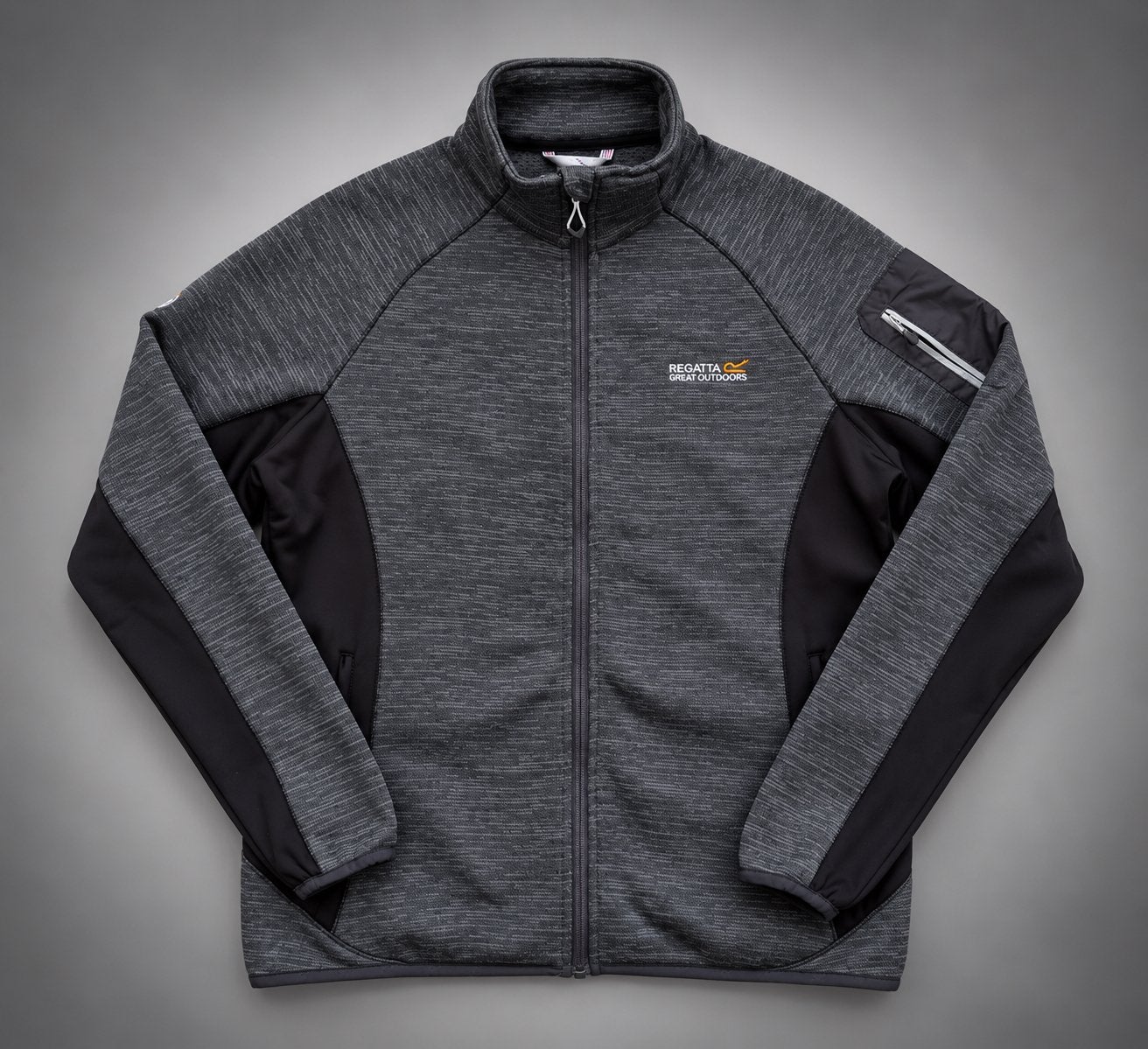 Regatta outdoor fleece dames EUR 40 grijs zwart trekking, Ophalen of Verzenden, Zo goed als nieuw, Maat 38/40 (M), Grijs