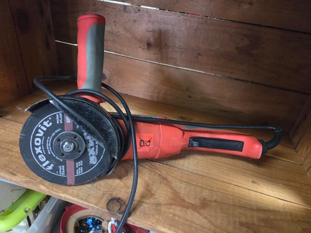 Einhell Ergo Tool E-WS 125/950 Haakse Slijper, Doe-het-zelf en Verbouw, Gereedschap | Slijpmachines, Ophalen of Verzenden, Gebruikt