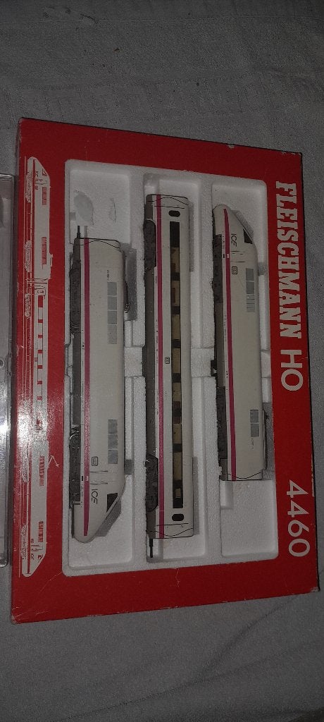 Fleischmann 4460 /4462. ICE, Hobby en Vrije tijd, Ophalen, Treinset, Gelijkstroom, Fleischmann