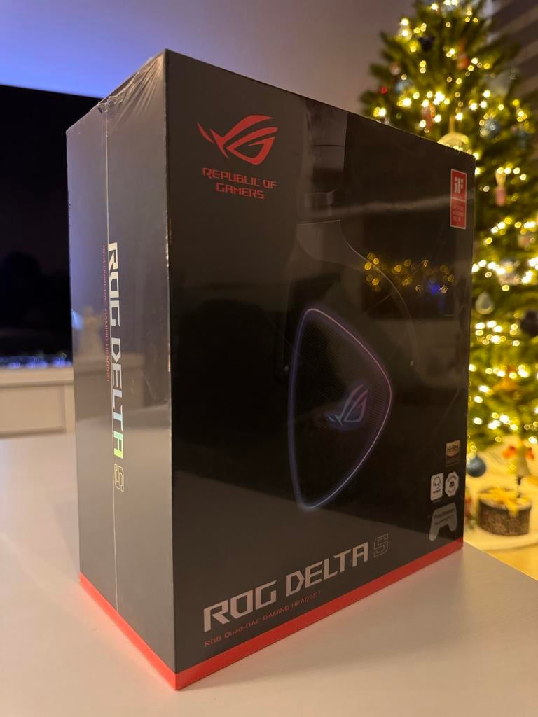 ROG Delta S RGB Quad-DAC Gaming Headset, Ophalen of Verzenden, Gaming headset, Nieuw